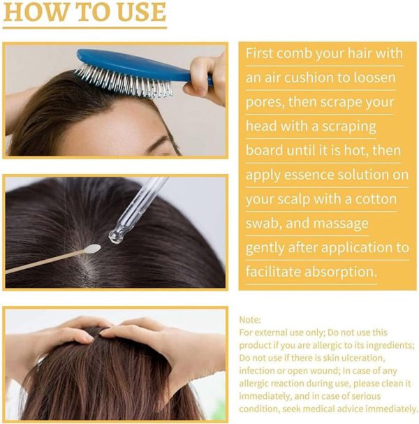 Anti-greying Hair Spray , Drakkar Spray For Hair Organic Ganoderma, Inverted Essence For Grey Hair, Darkens Your Hair Naturally Without Damaging (30ml)