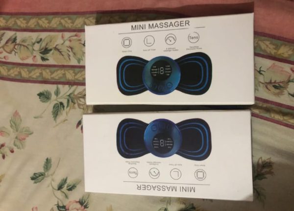 (pack Of 2) Ems Massager For Neck & Foot Combo Pack With Rechargable Battery