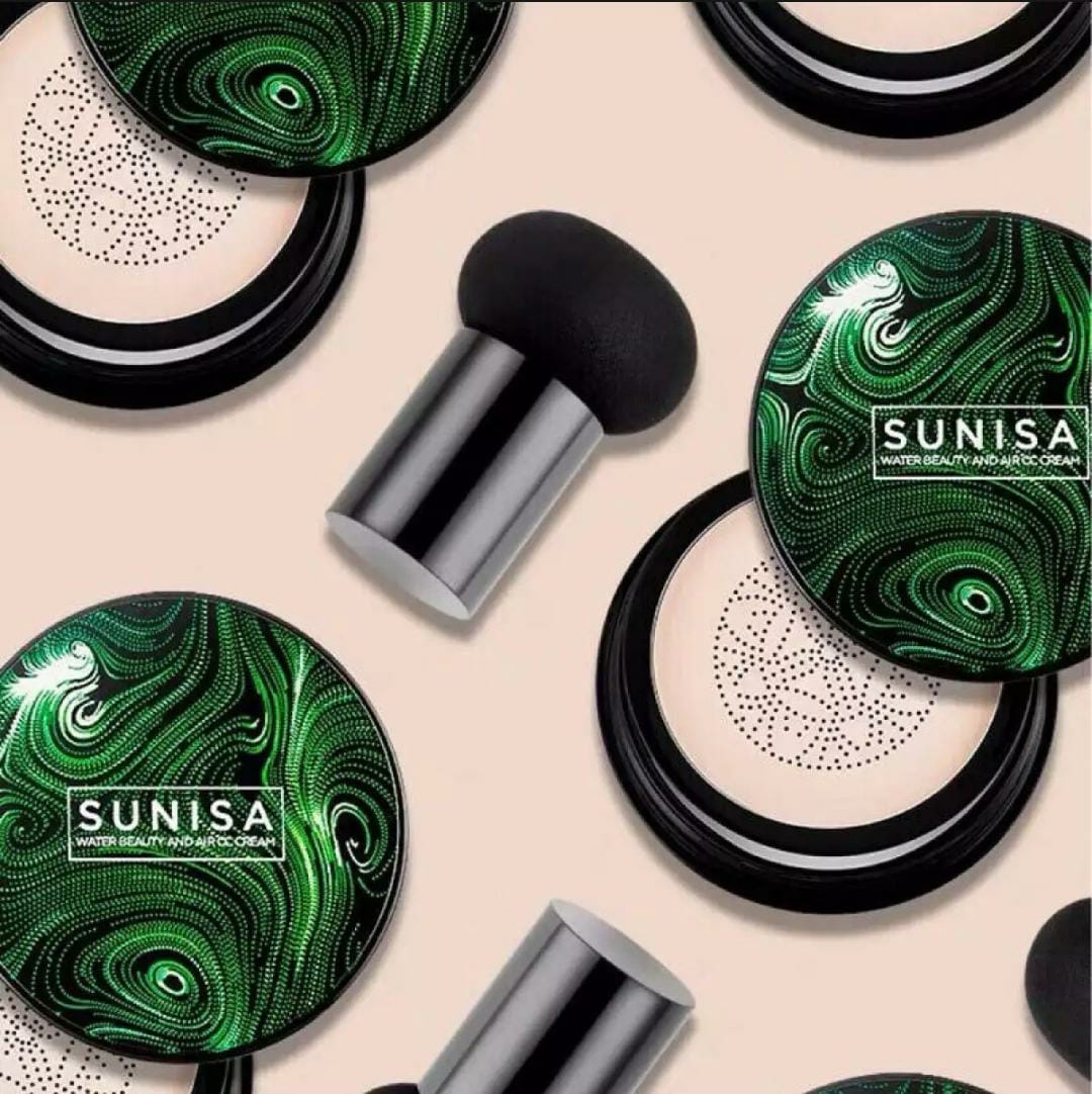 Original Sunisa 3 In 1 Air Cushion Cc And Bb Cream Waterproof Foundation Cream